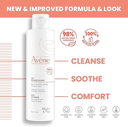 avène leche limpiadora desmaquillante 200 ml